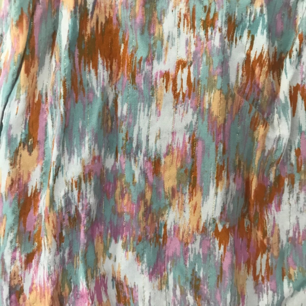 🌻Multicolor with Shimmer Ruffle Tank - Picture 3 of 8